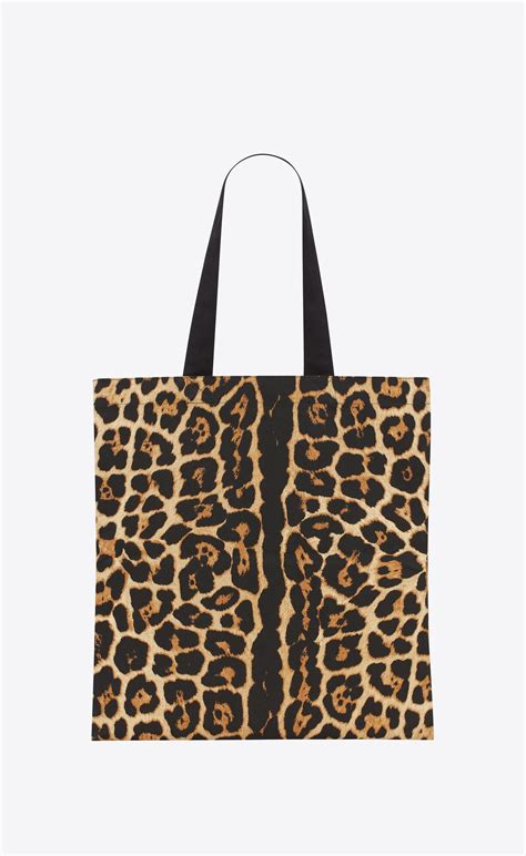 ysl calfskin leopard print bag with wood tassel|SAINT LAURENT Calfskin Leopard Print Monogram Tassel.